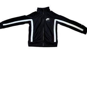 Nike Air Jordan size 4 Black Yellow Full Zip Track Jacket